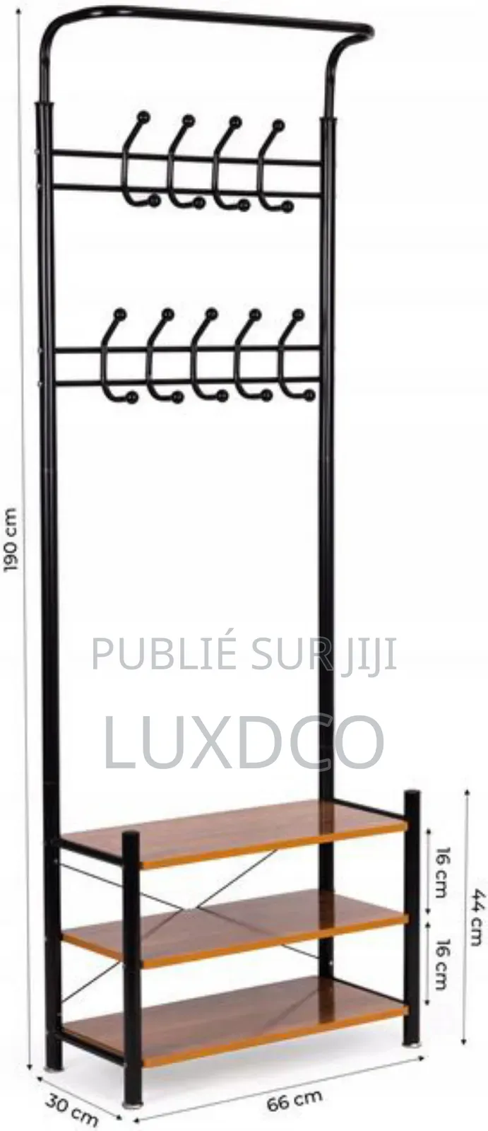 Porte-Manteau De Sol en Métal, Grand Modèle