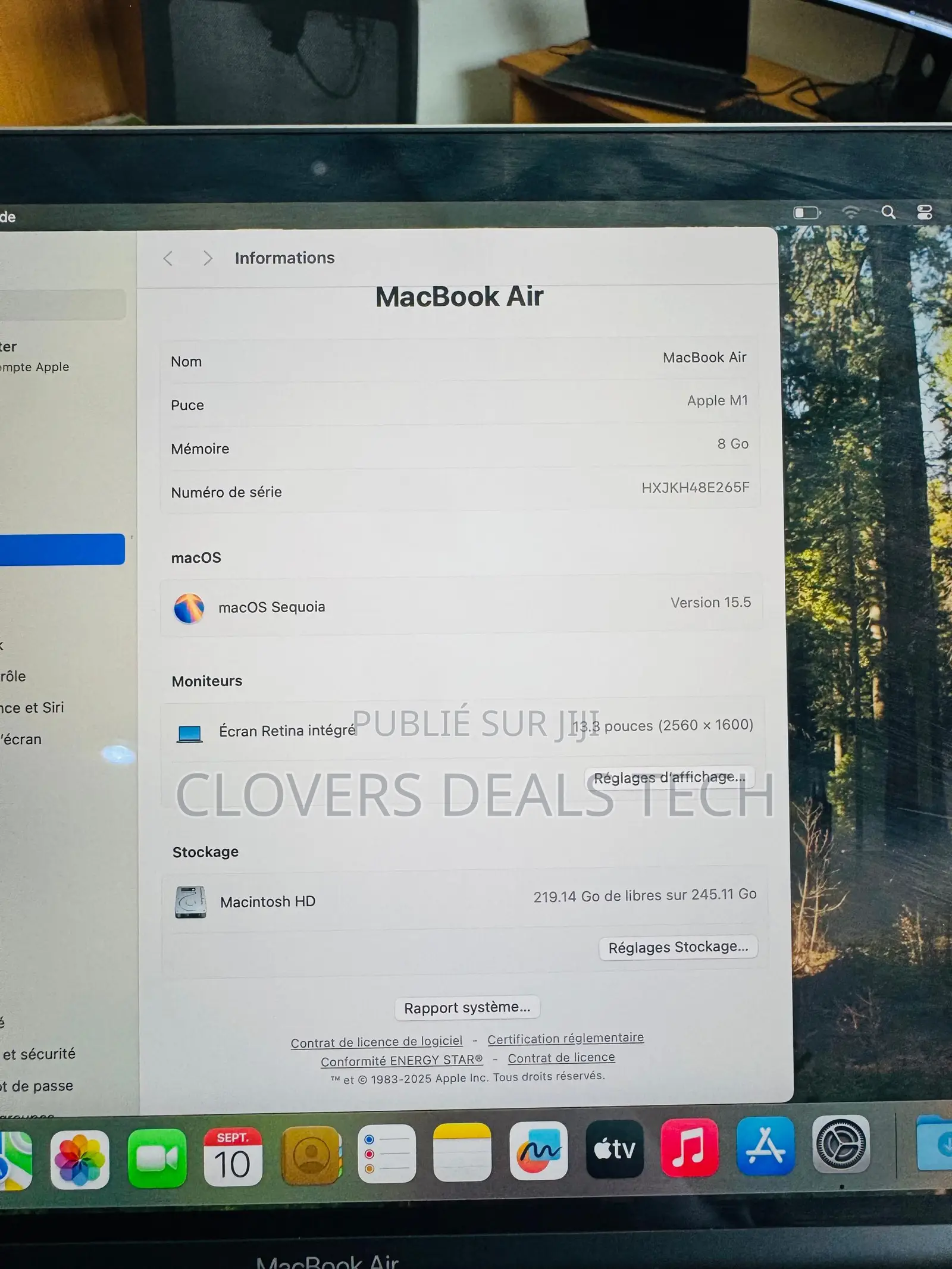 New Apple MacBook Air 2020 M1 8GB Apple M1 SSD 256GB