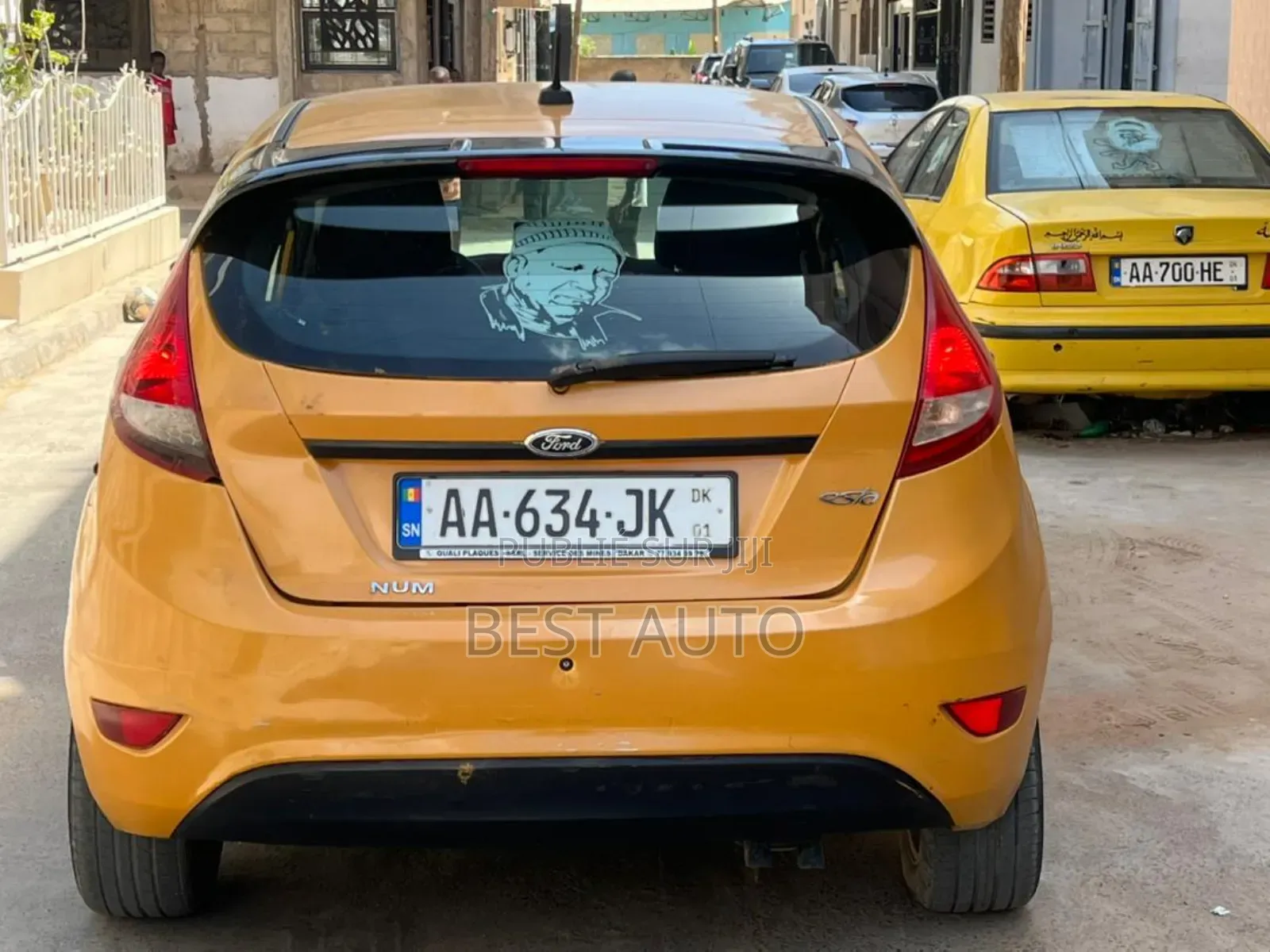 Ford Fiesta 2013 Jaune