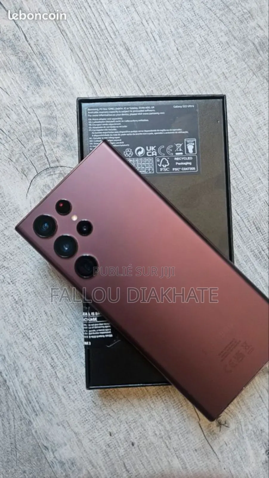 New Samsung Galaxy S22 Ultra 5G 256 GB Vert