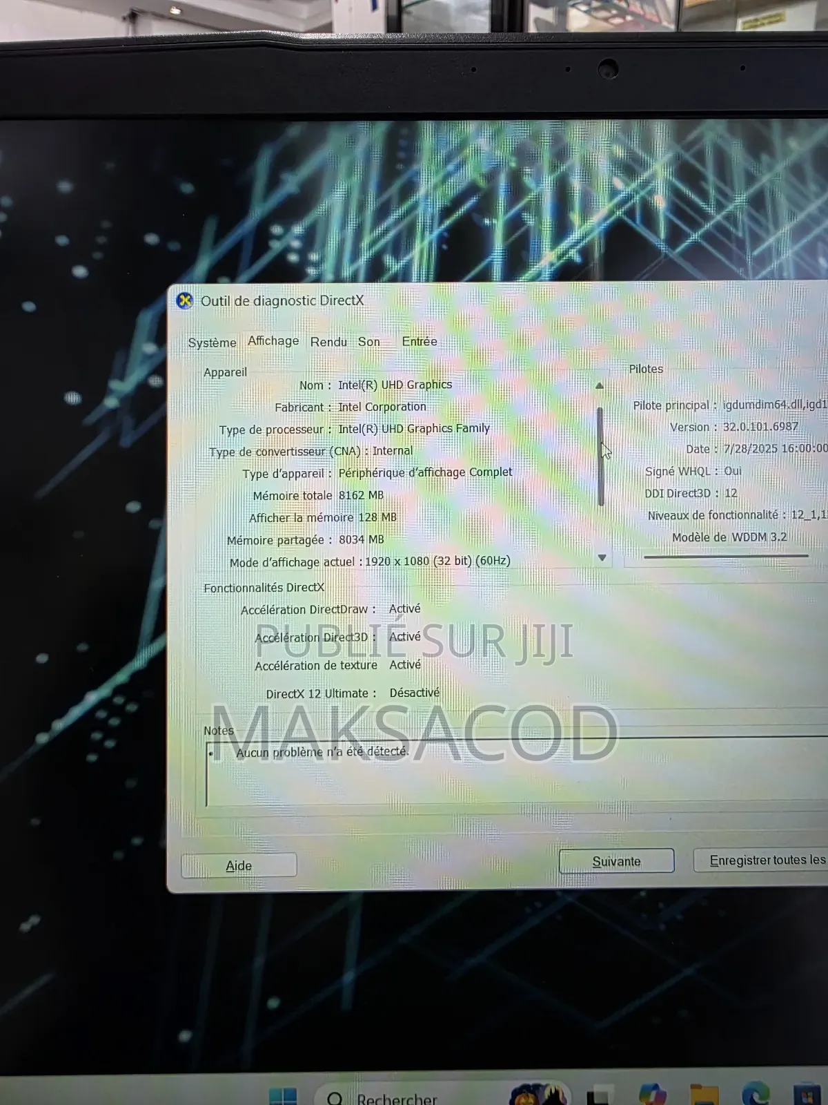 Ordinateur Portable MSI GF63 16GB Intel Core I5 SSD 512GB
