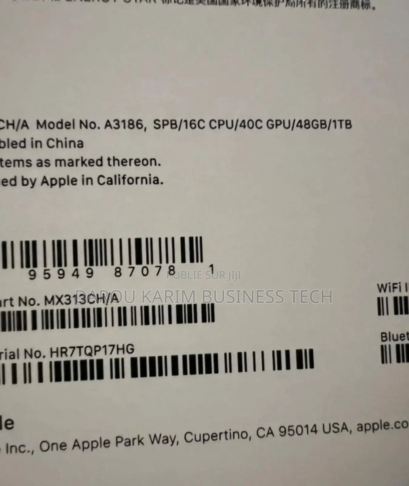 New Apple MacBook Pro 2024 M4 Max 16-Inch 48GB Apple M4 Max SSD 1T