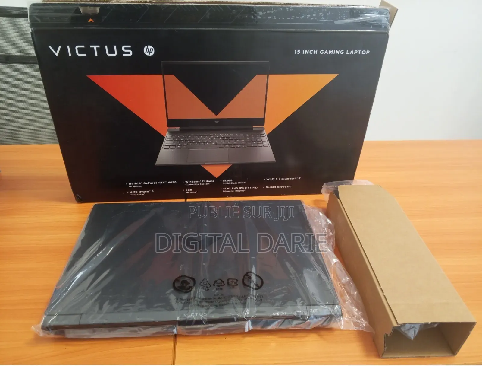 New Ordinateur Portable HP Victus 16 16GB AMD Ryzen 5 SSD 512GB