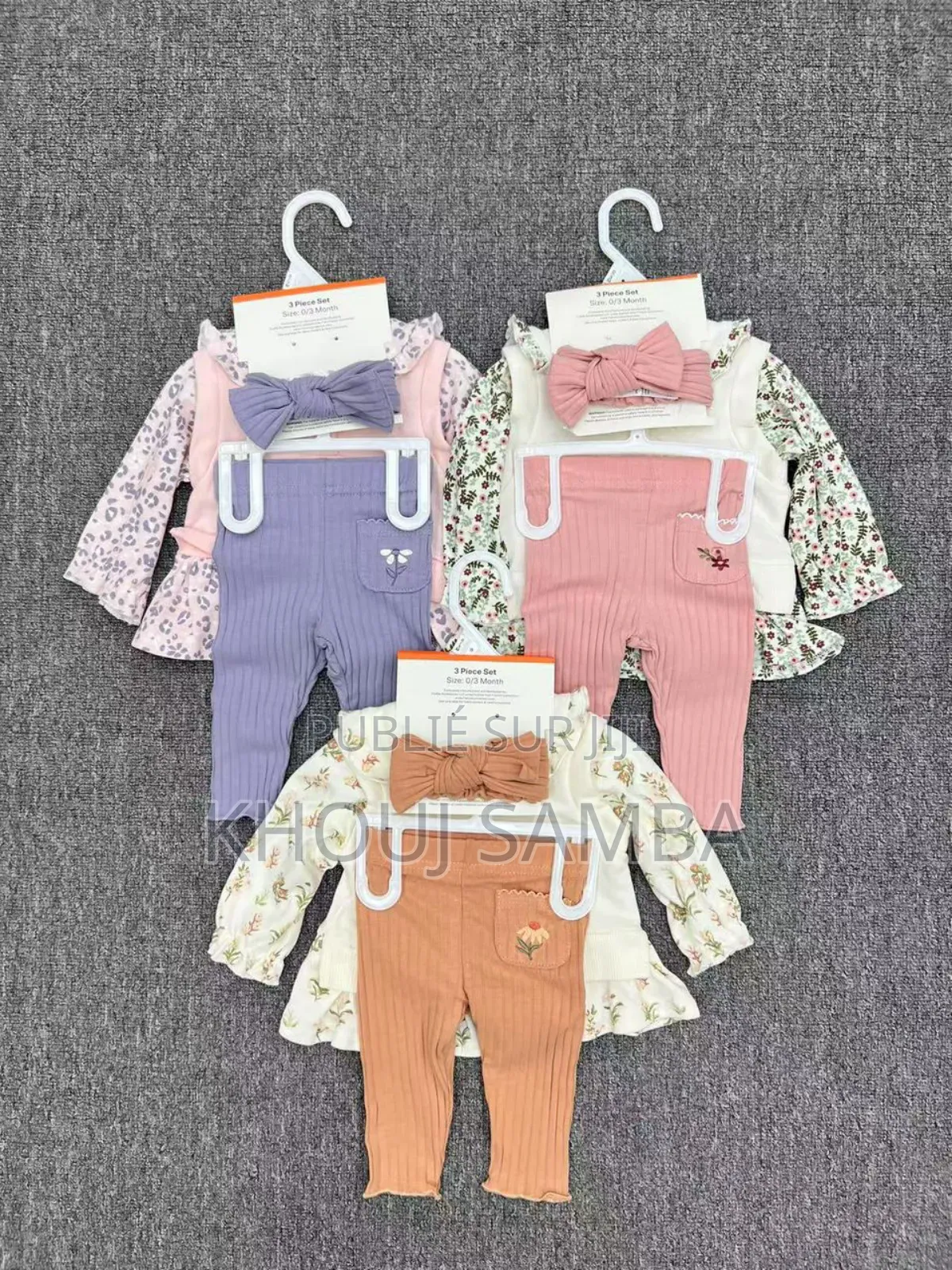 Ensemble 3 Sets Filles