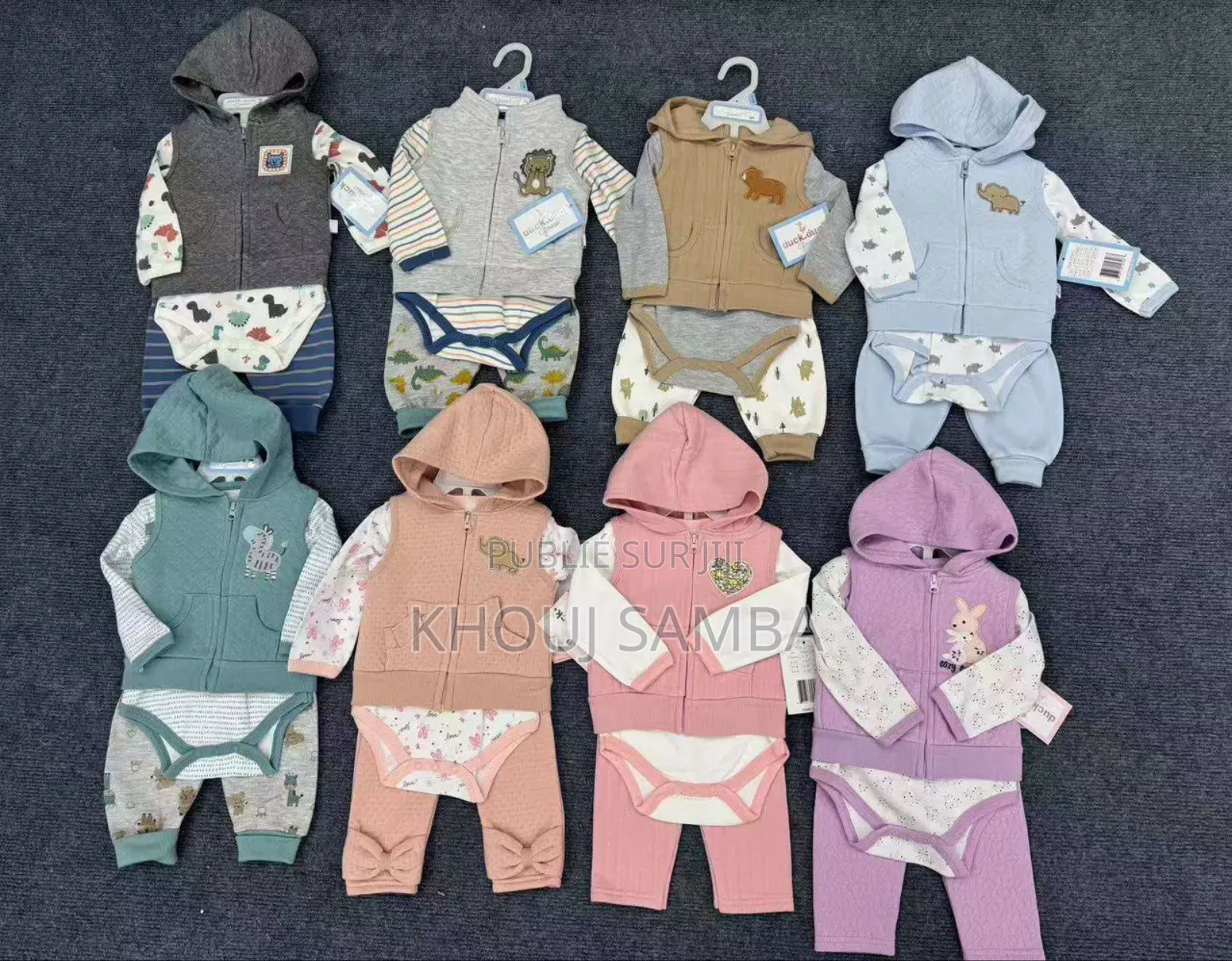 Ensemble 3 Sets Stylés Longs