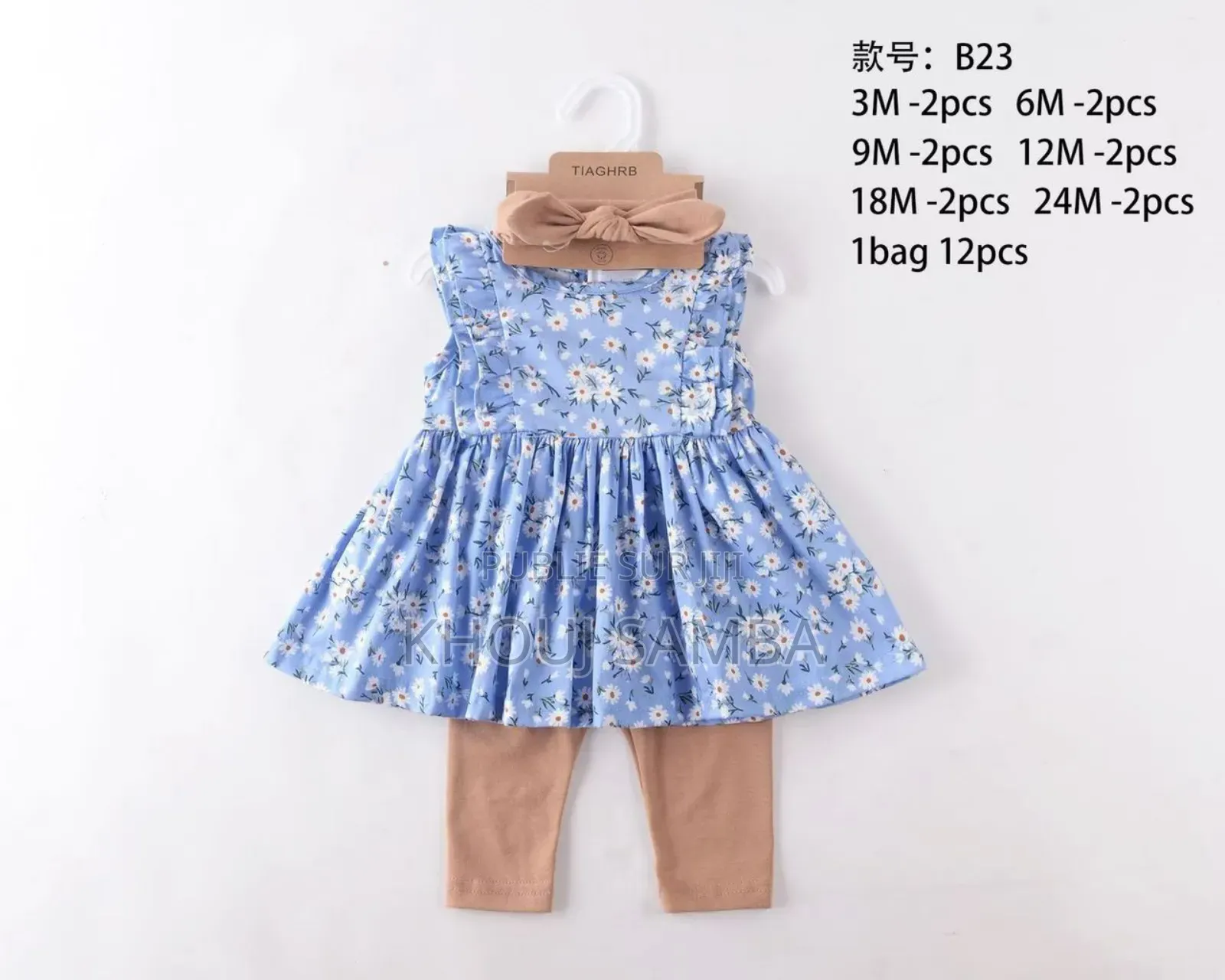 Ensemble 3 Pièces Robes Pantalons