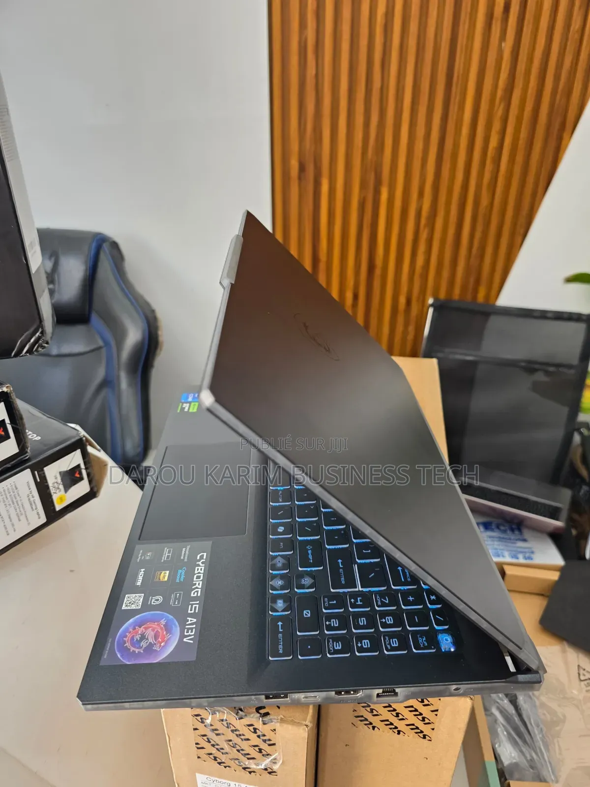 New Ordinateur Portable MSI Cyborg 15 32GB Intel Core I7 SSD 512GB