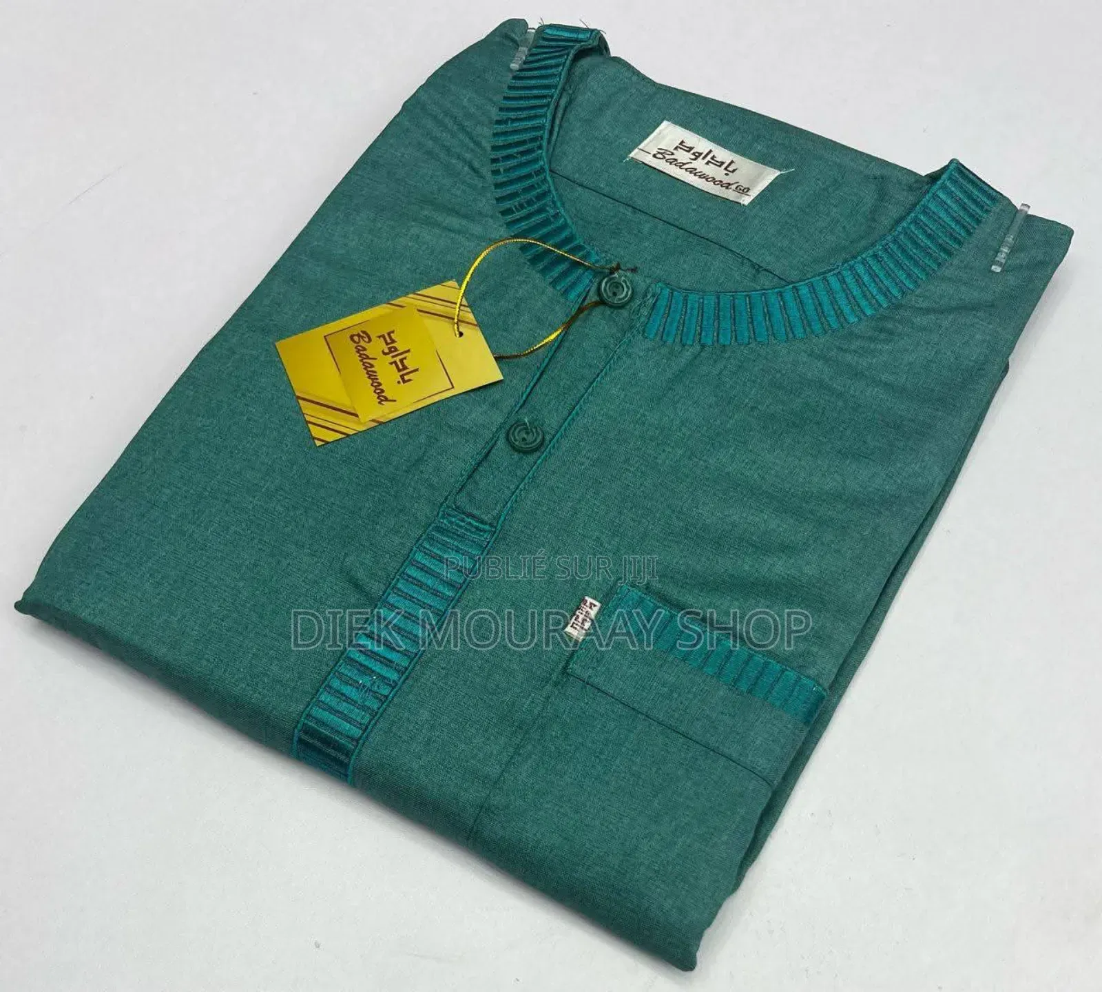 Abaya Coton Courte Manche Sans Pantalon