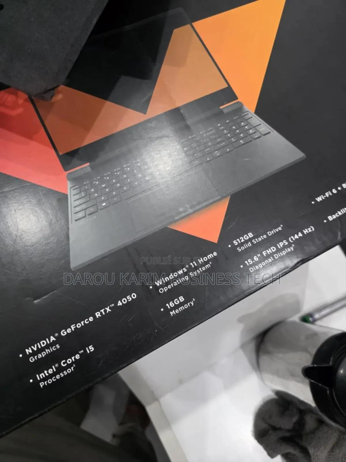 New Ordinateur Portable HP Victus 15 16GB Intel Core I5 SSD 512GB