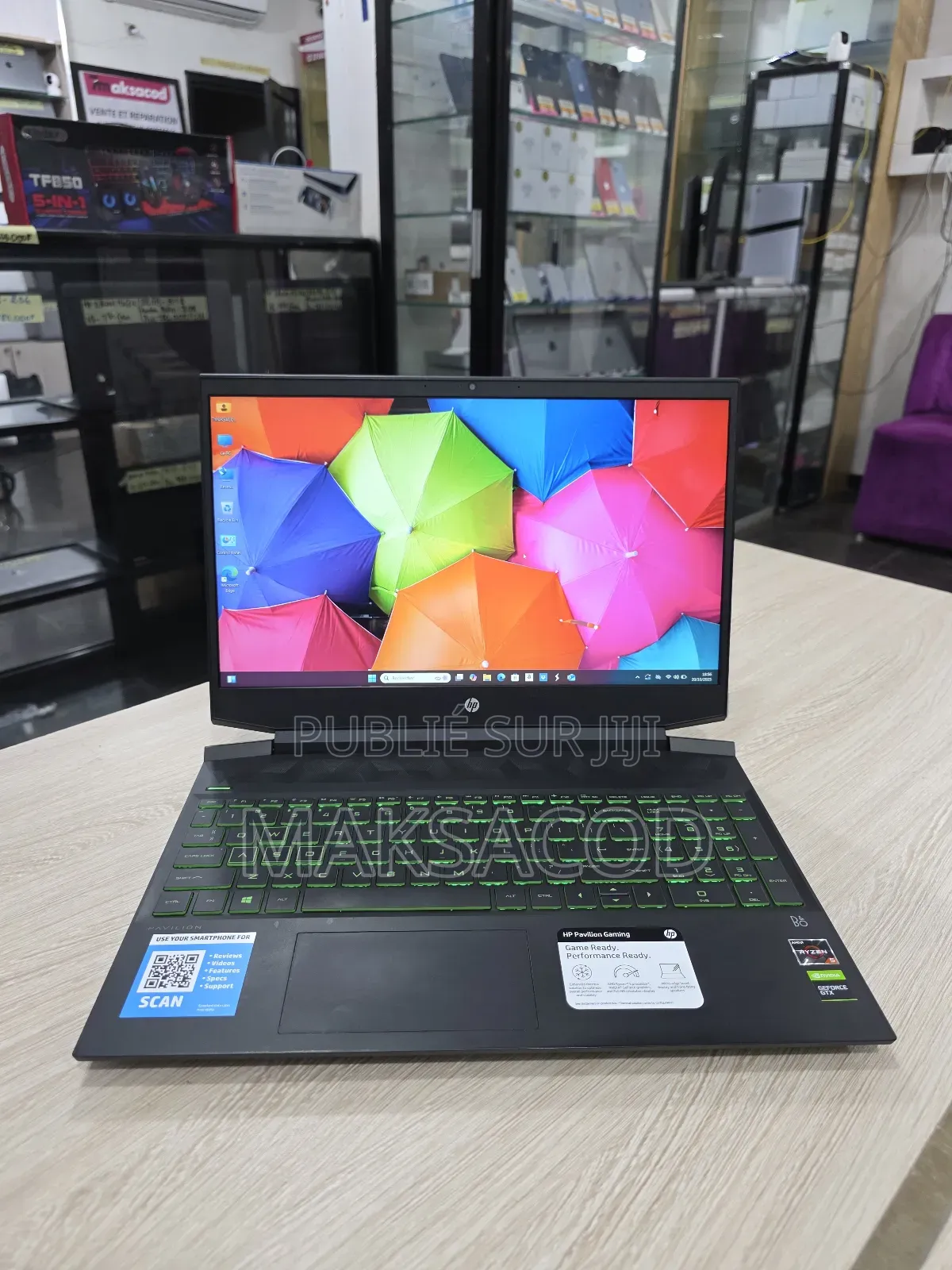 Ordinateur Portable HP Pavilion 15 16GB AMD Ryzen 5 SSD 256GB