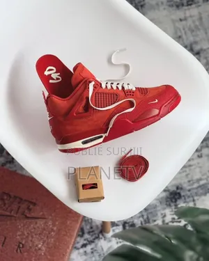 Jordan 4 Rétro En Cuir By Gf