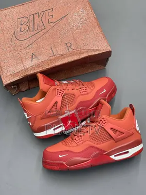 Jordan 4 Rétro En Cuir By Gf