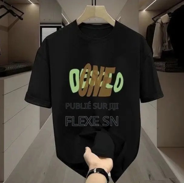 Dou-Color T-Shirt De Mode Masculine À Manches Courtes 4-en-1 -