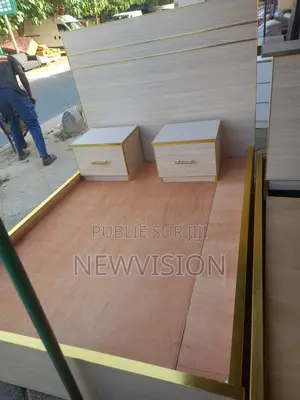 Photo - Lit 2 Places en Bois Laminé