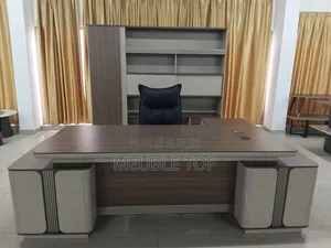 Ensemble De Table De Bureau Vip + Rangement 5 Portes