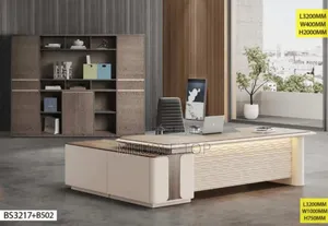 Ensemble De Table De Bureau Vip + Rangement 5 Portes