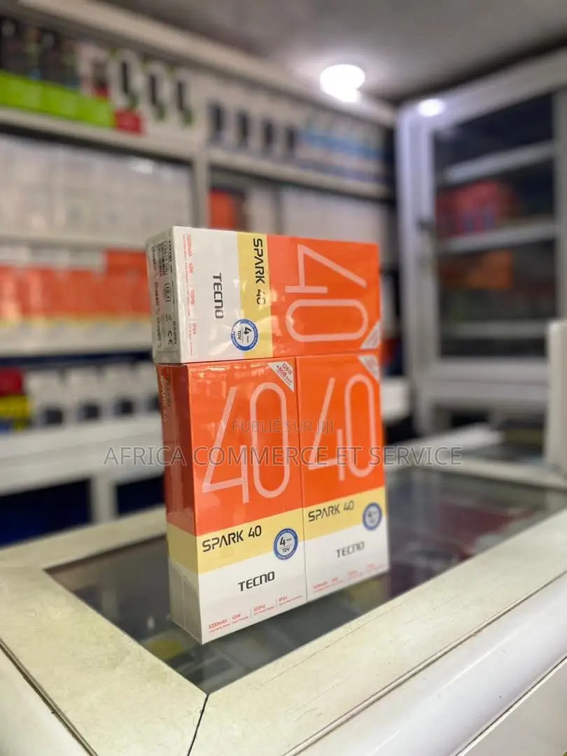 New Tecno Spark 40 128 GB Black