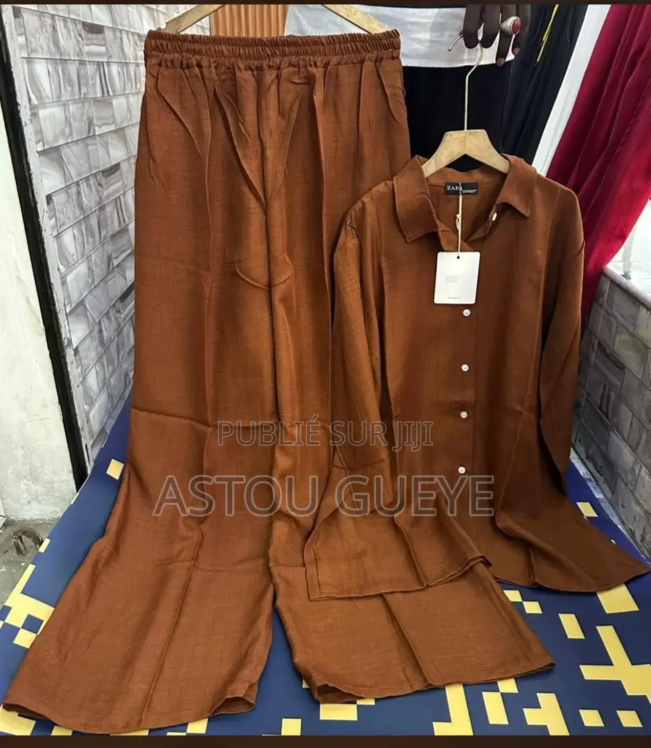 Ensemble Chemise Pantalon en Lin