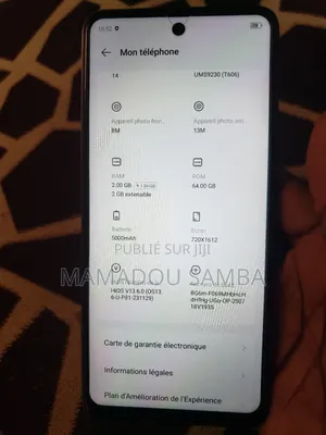 Tecno Pop 8 64 GB Black