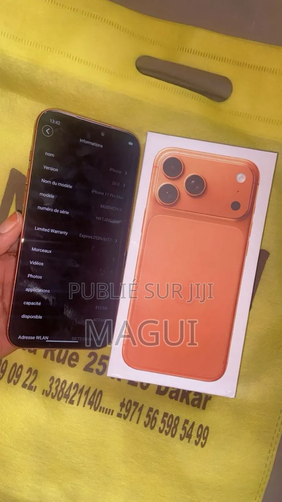 New Apple iPhone 17 Pro Max 256 GB Orange