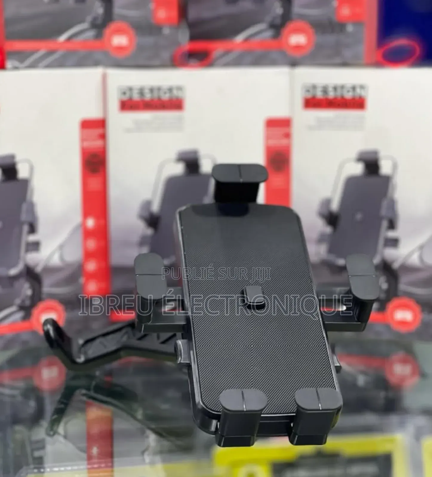 Support De Téléphone Anti-Secousses Montable Sur Rétroviseur