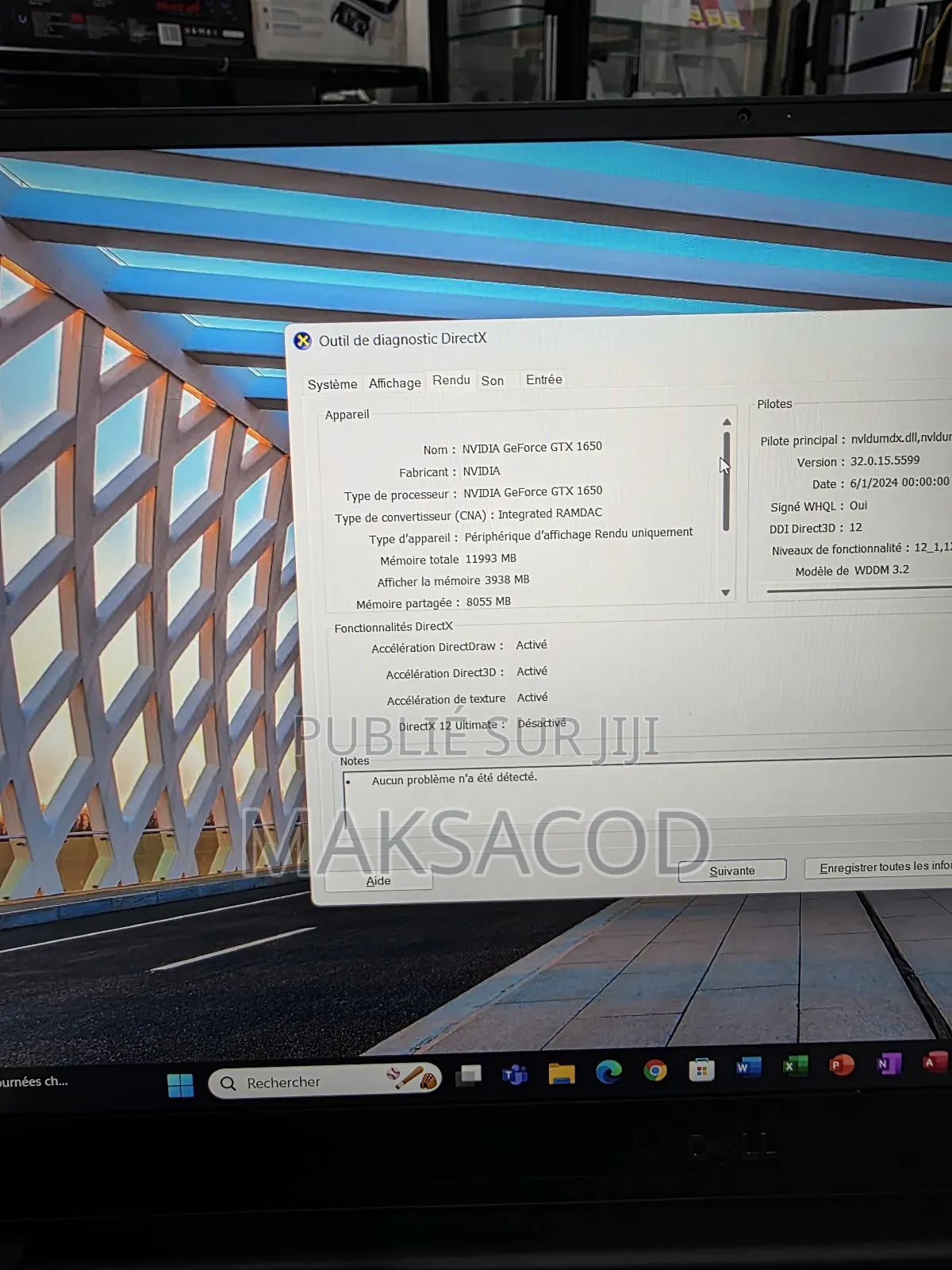 Ordinateur Portable Dell XPS 15 16GB Intel Core I7 SSD 512GB