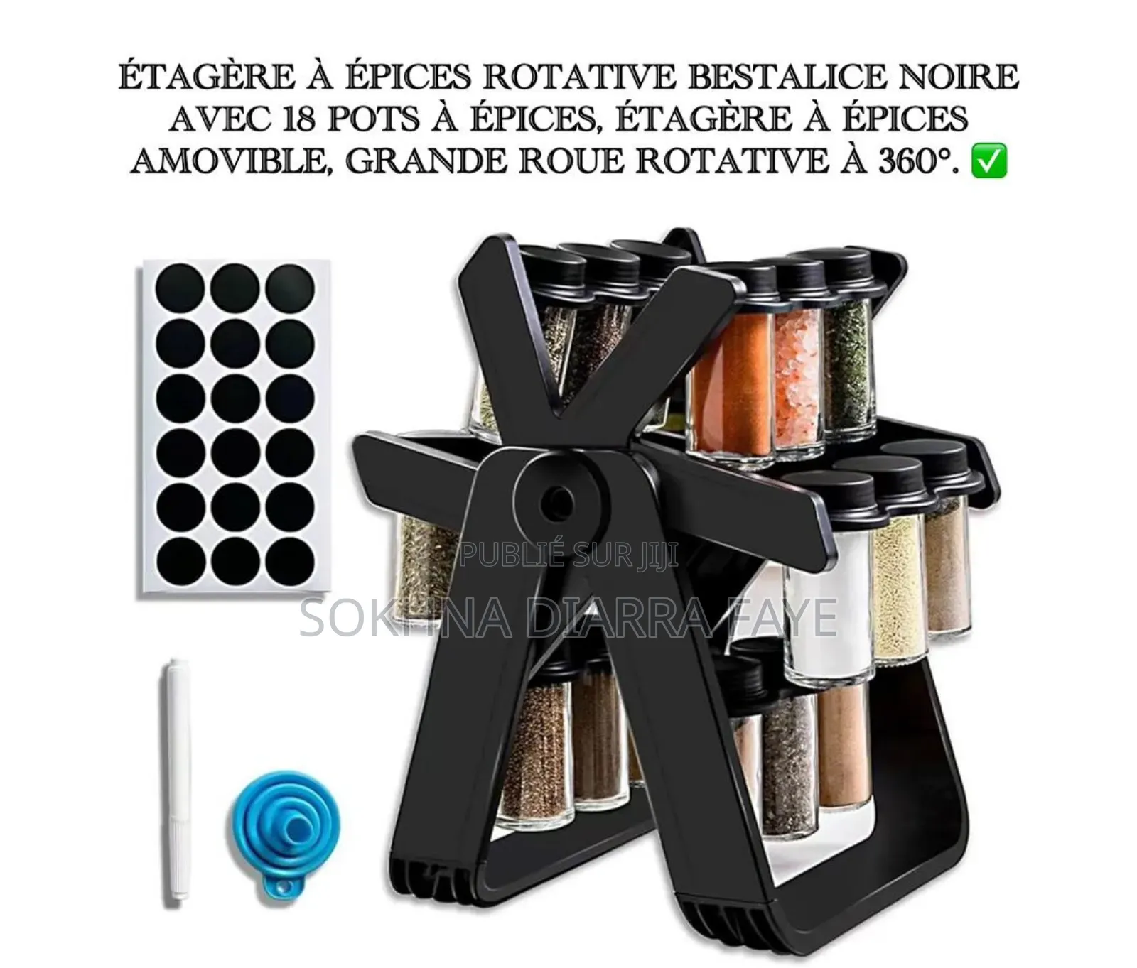 Étagère À Épices Rotative