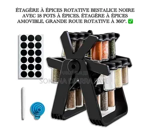 Étagère À Épices Rotative