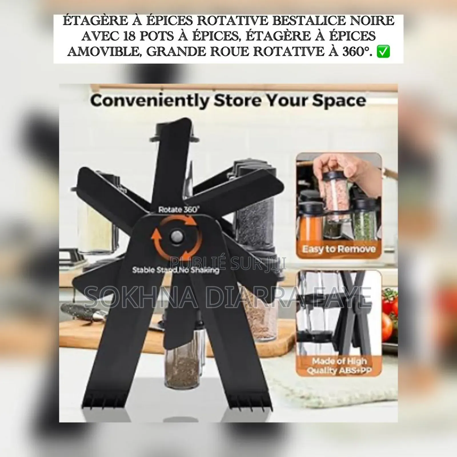 Étagère À Épices Rotative