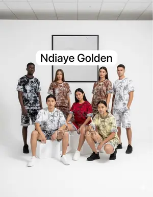 Mode Homme/Femme 2 Pièces Franges - T-Shirt Col Zippé | Motifs Tendanc