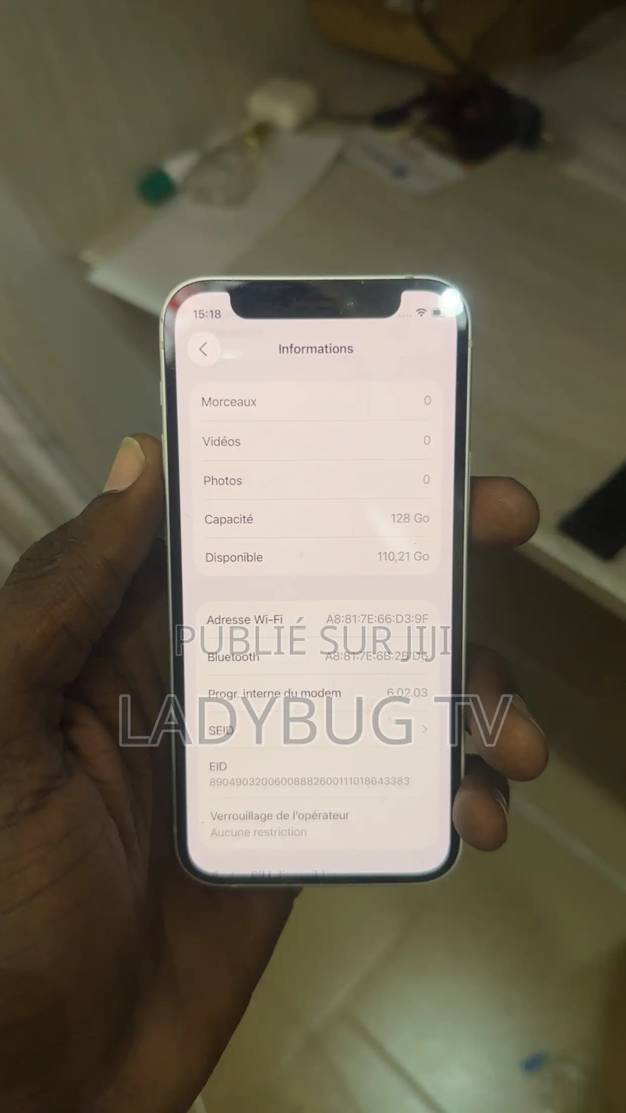 New Apple iPhone 12 mini 128 GB Blanc