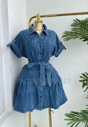 Robe Denim Élégance Décontractée M,L, Xl.
