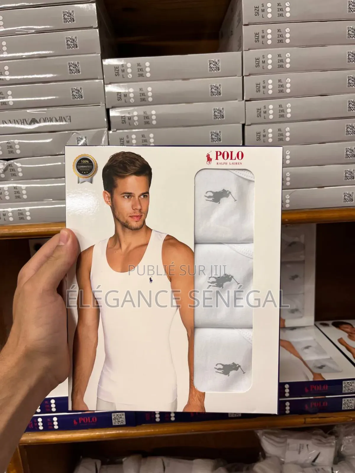 Lot De 3 Sous-Vêtement Coton Hommes Dakar