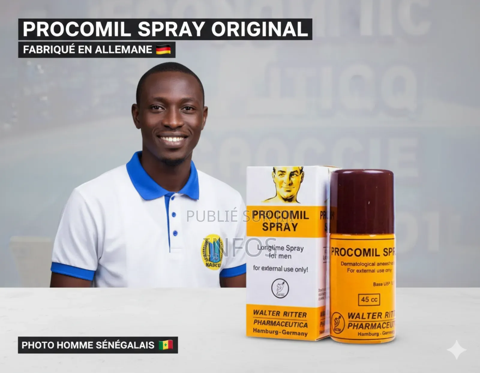 Procomil Spray Original Fabriquer en Allemagne 