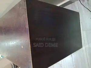 Buffet Bois Massif 3 Portes Marron Foncé Grande Capacité