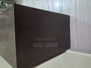 Buffet Bois Massif 3 Portes Marron Foncé Grande Capacité