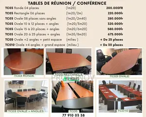 Tables De Réunion O28