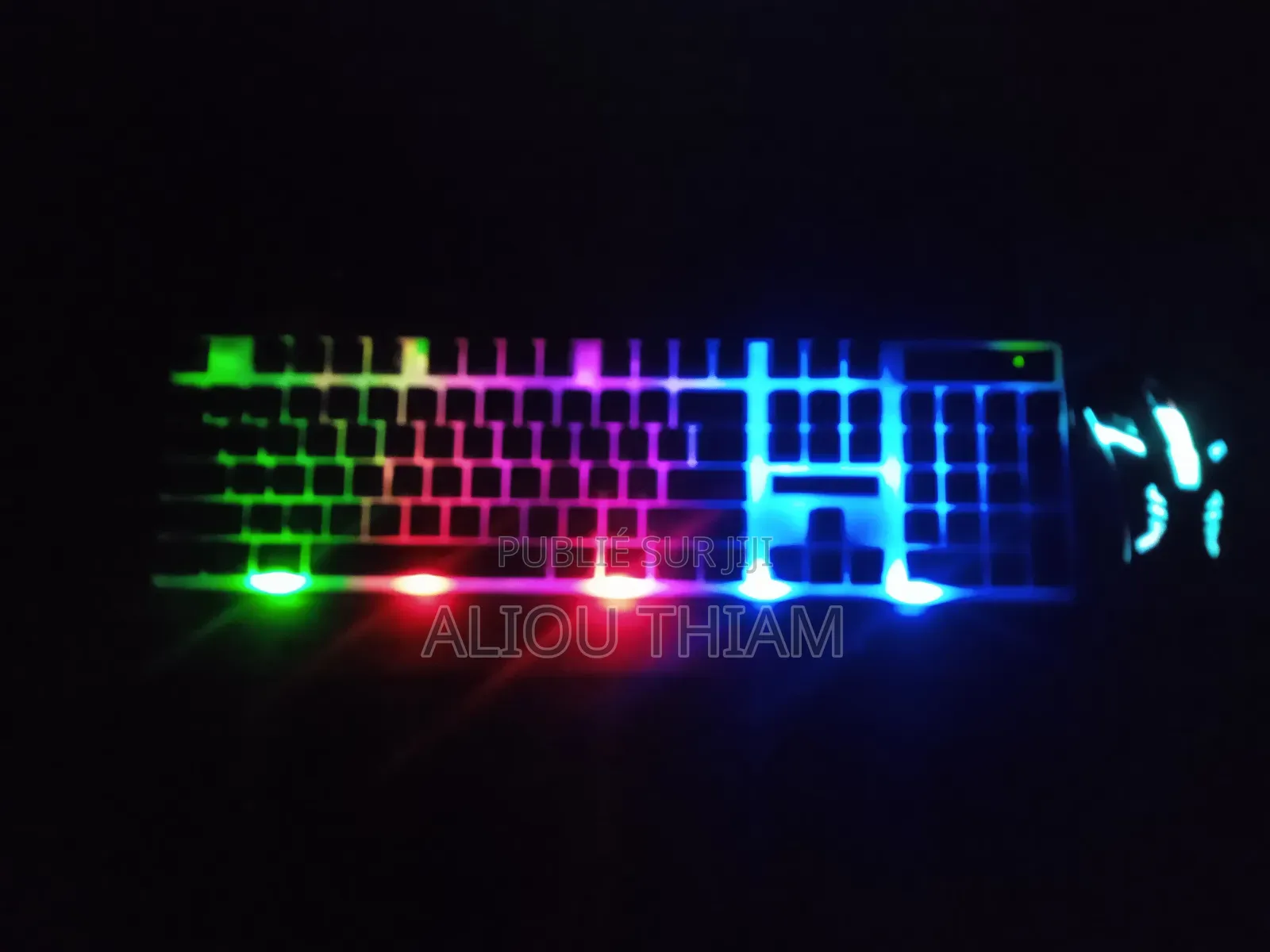 Ensemble Clavier Et Souris Gamer Retro Éclairés