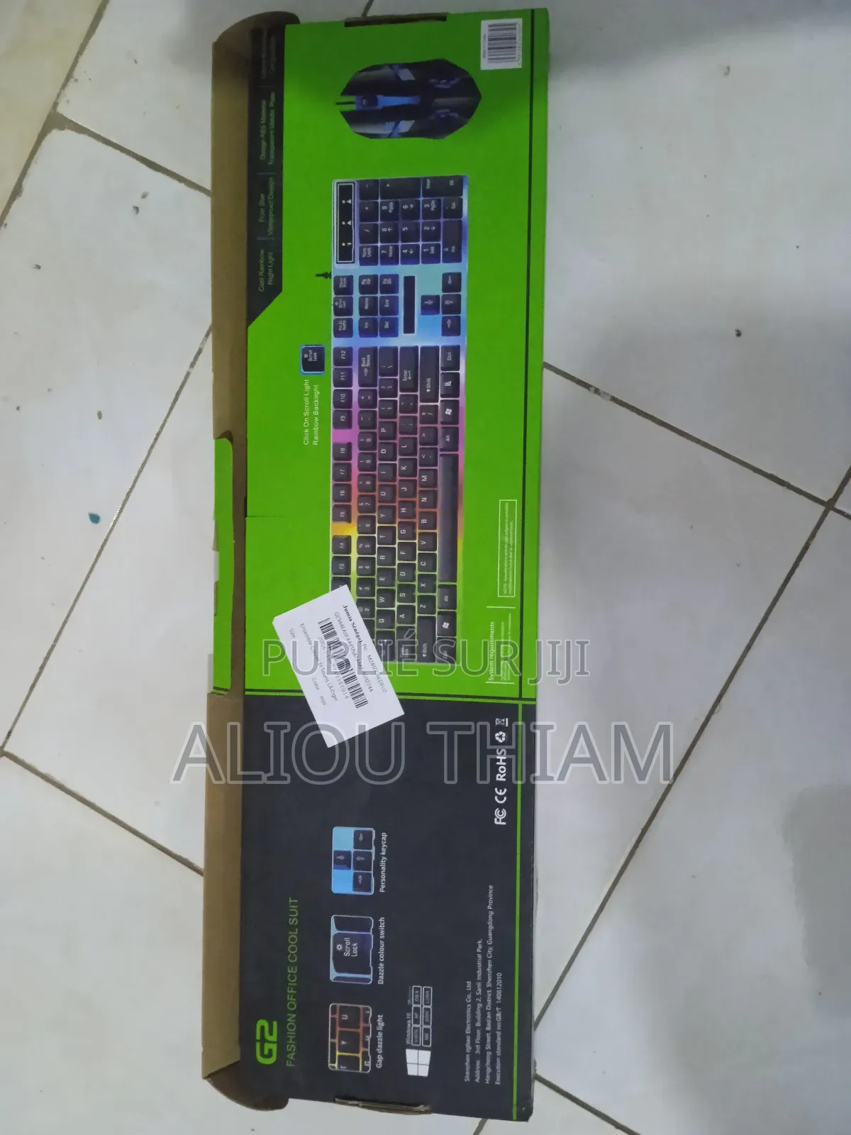 Ensemble Clavier Et Souris Gamer Retro Éclairés