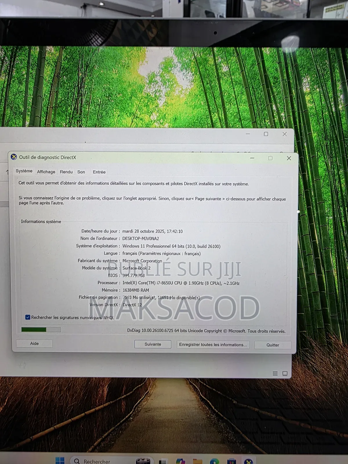 Microsoft Surface Book 2 16GB Intel Core I7 SSD 512GB