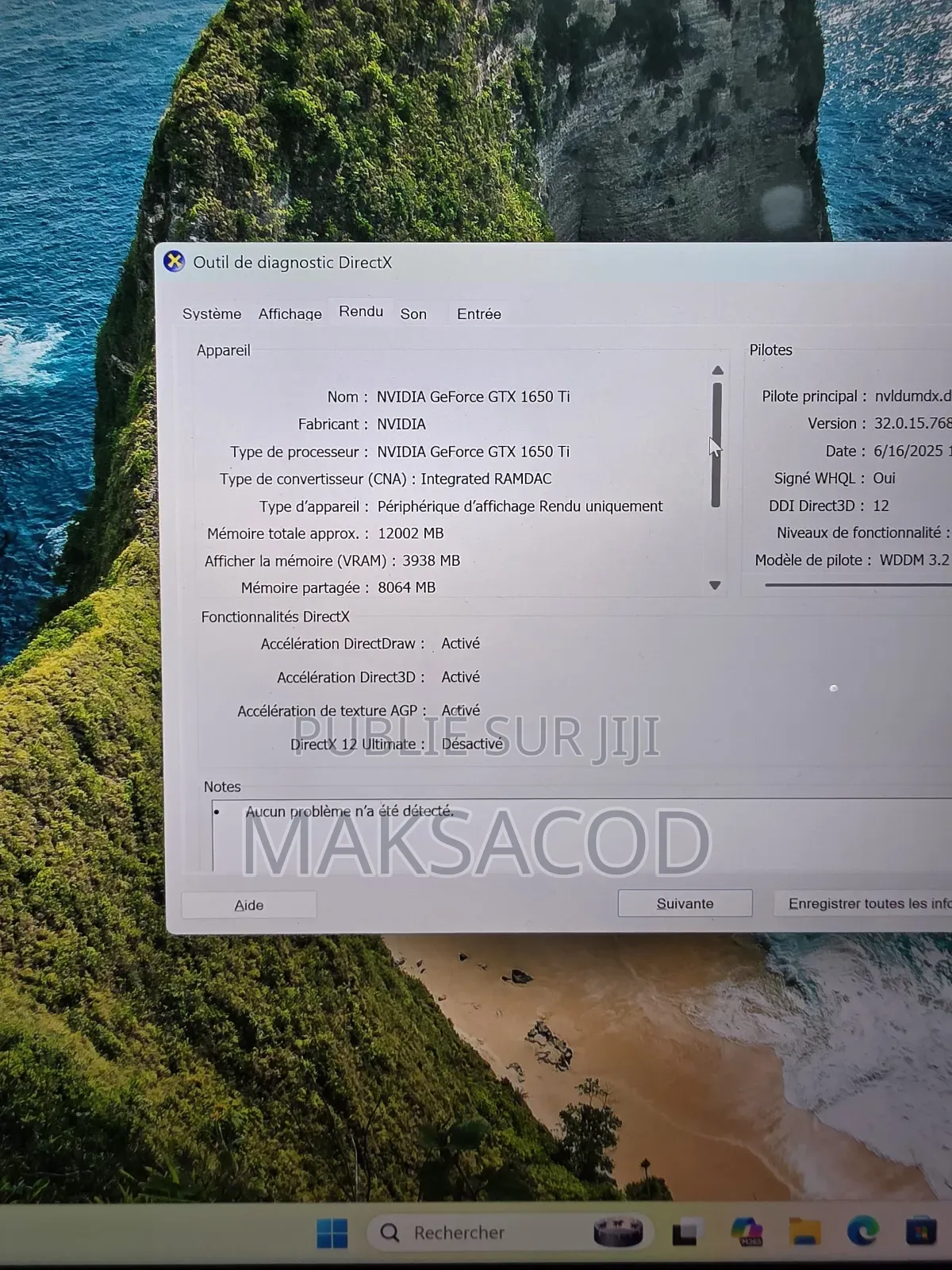 Ordinateur Portable Dell XPS 15 16GB Intel Core I7 SSD 512GB