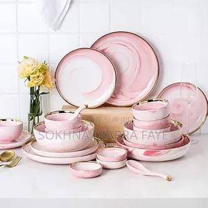 Ensemble 24 Pieces en Porcelaine