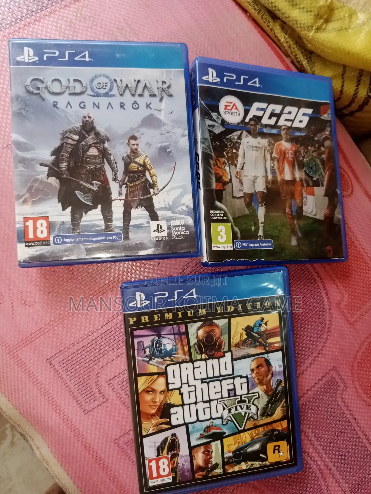 Jeux Cd Playtation 4