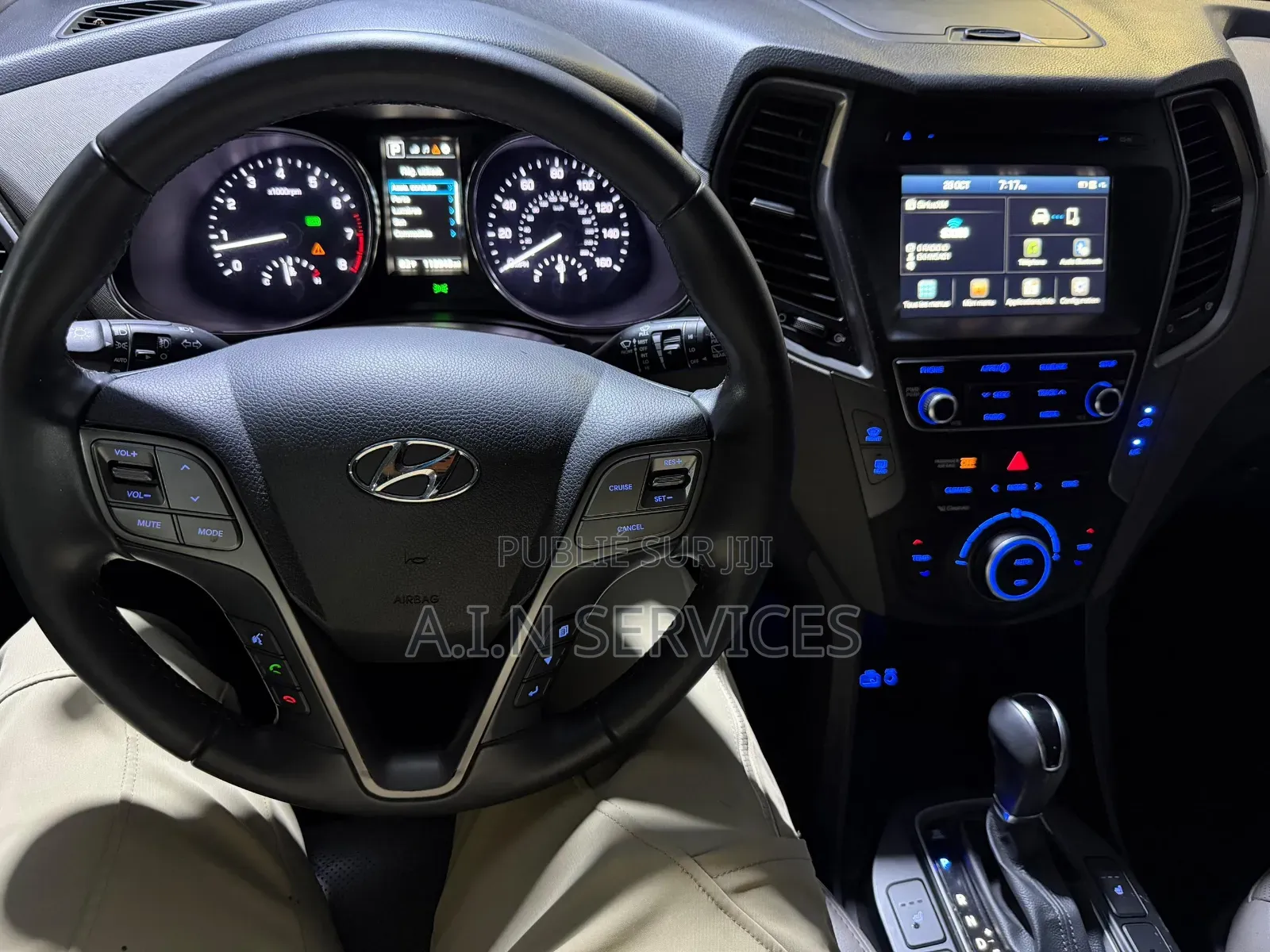 Hyundai Santa Fe 2017 Blanc