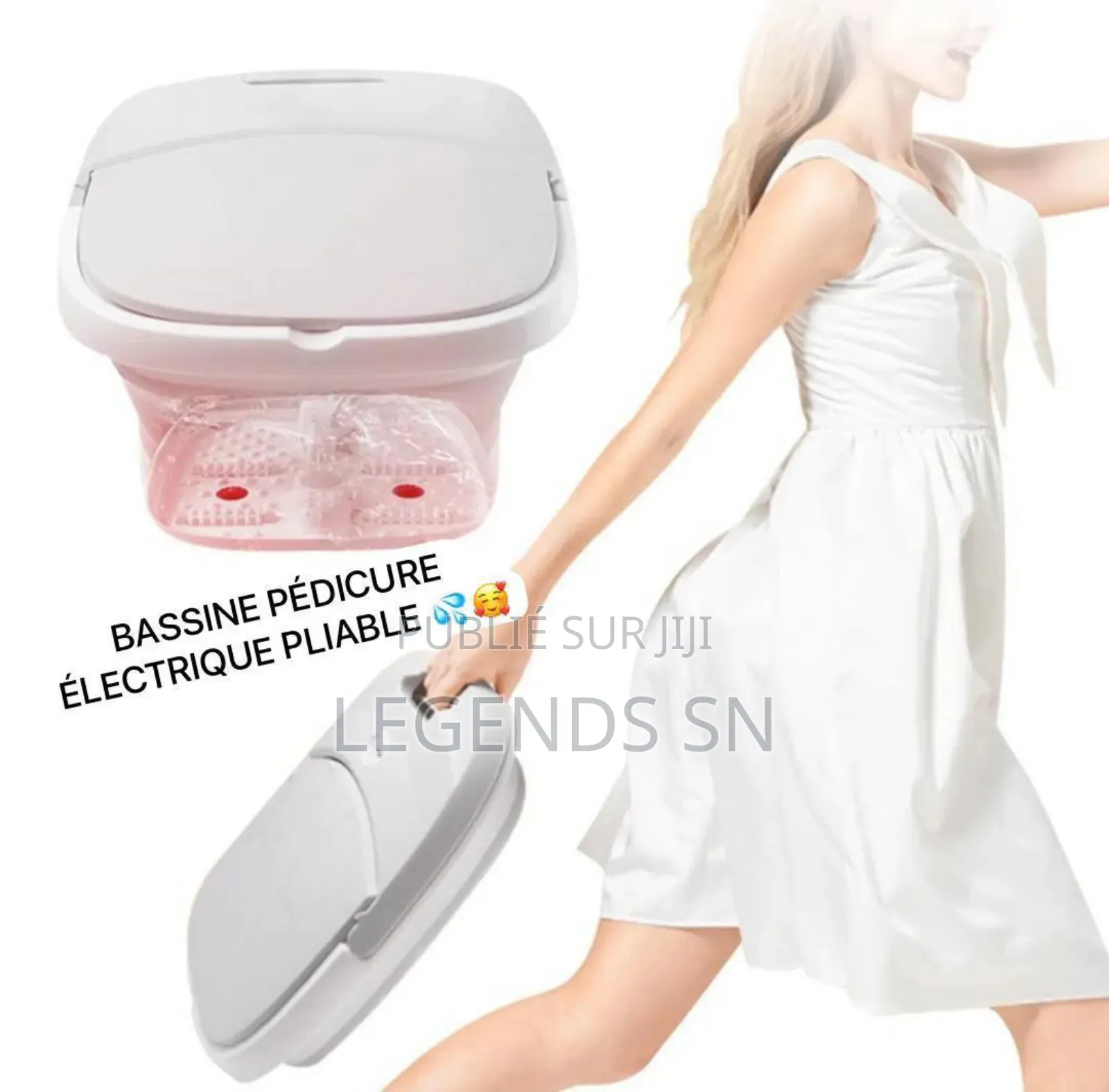 Bassine Pédicure Électrique Pliable