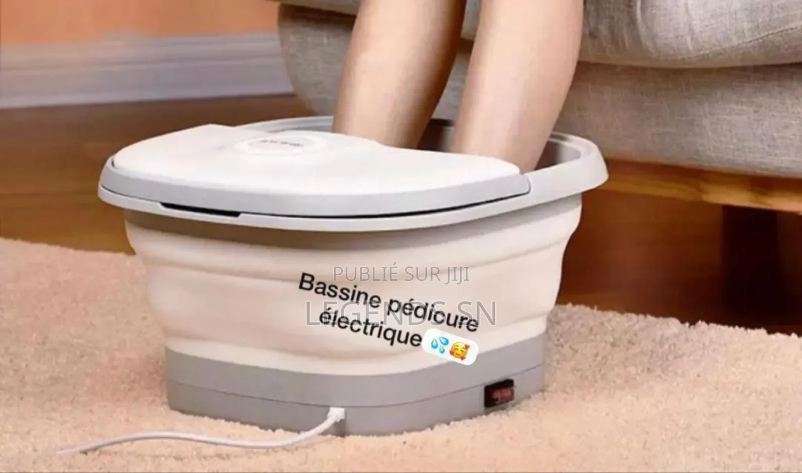 Bassine Pédicure Électrique Pliable