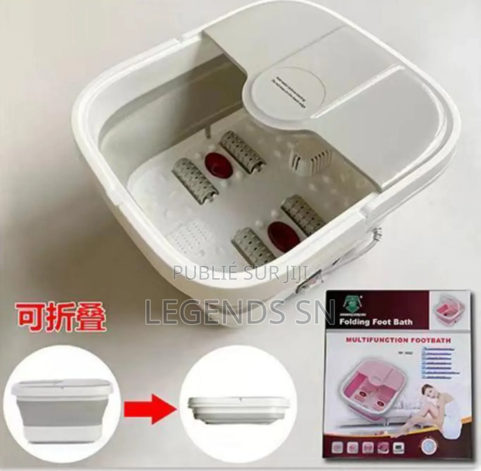 Bassine Pédicure Électrique Pliable