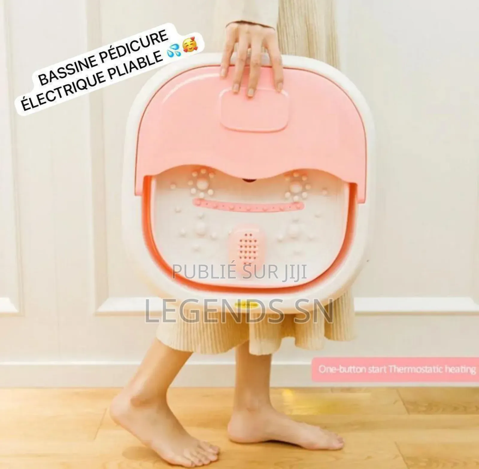 Bassine Pédicure Électrique Pliable