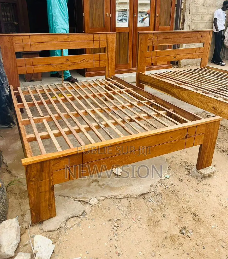 Lit 2 Places en Bois Massif