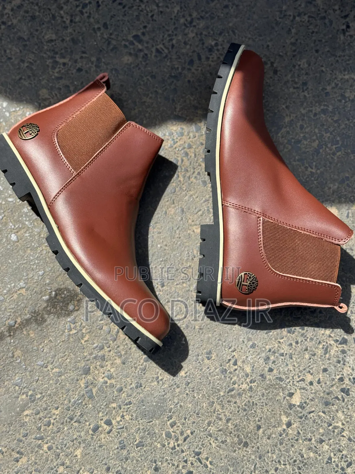 Bottes Chelsea en Cuir Timberland